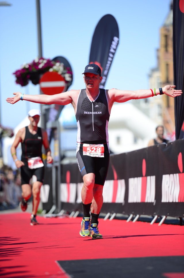 Euphorisk å løpe i mål