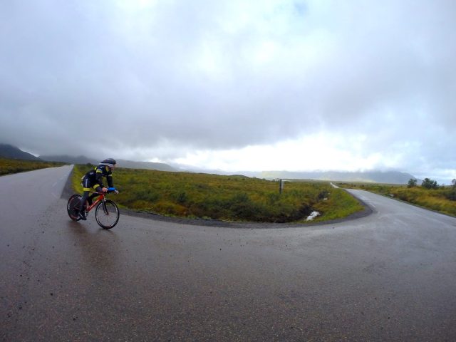 Husker godt denne svingen, går fra medvind til sinnsyk sidevind. 