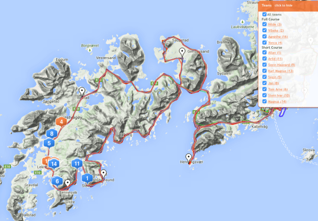 Sykkeløypa fra live sida til racetracker.no Den ligger der enda og kan kjøres i reprise om man ønsker